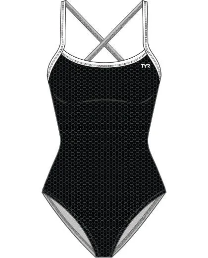 Andover_TYR Girls Hexa Trinityfit Swimsuit