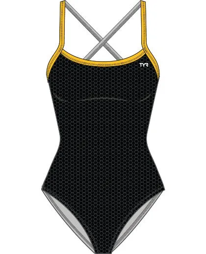 Andover_TYR Girls Hexa Trinityfit Swimsuit