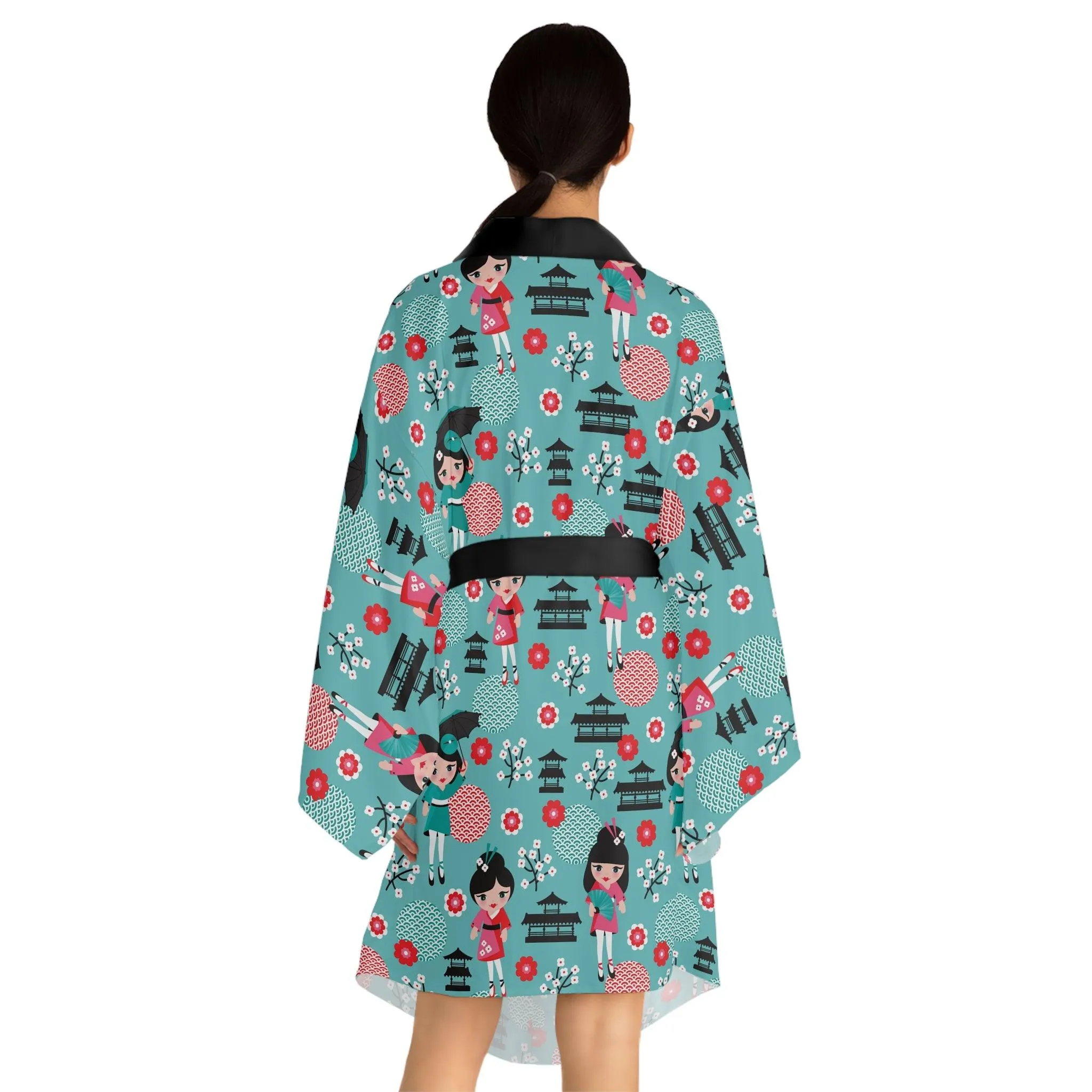 Artisan Crafted Customizable Kimono Robe: A Touch of Japanese Elegance