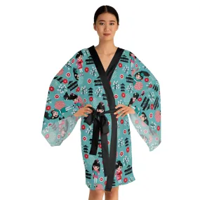 Artisan Crafted Customizable Kimono Robe: A Touch of Japanese Elegance