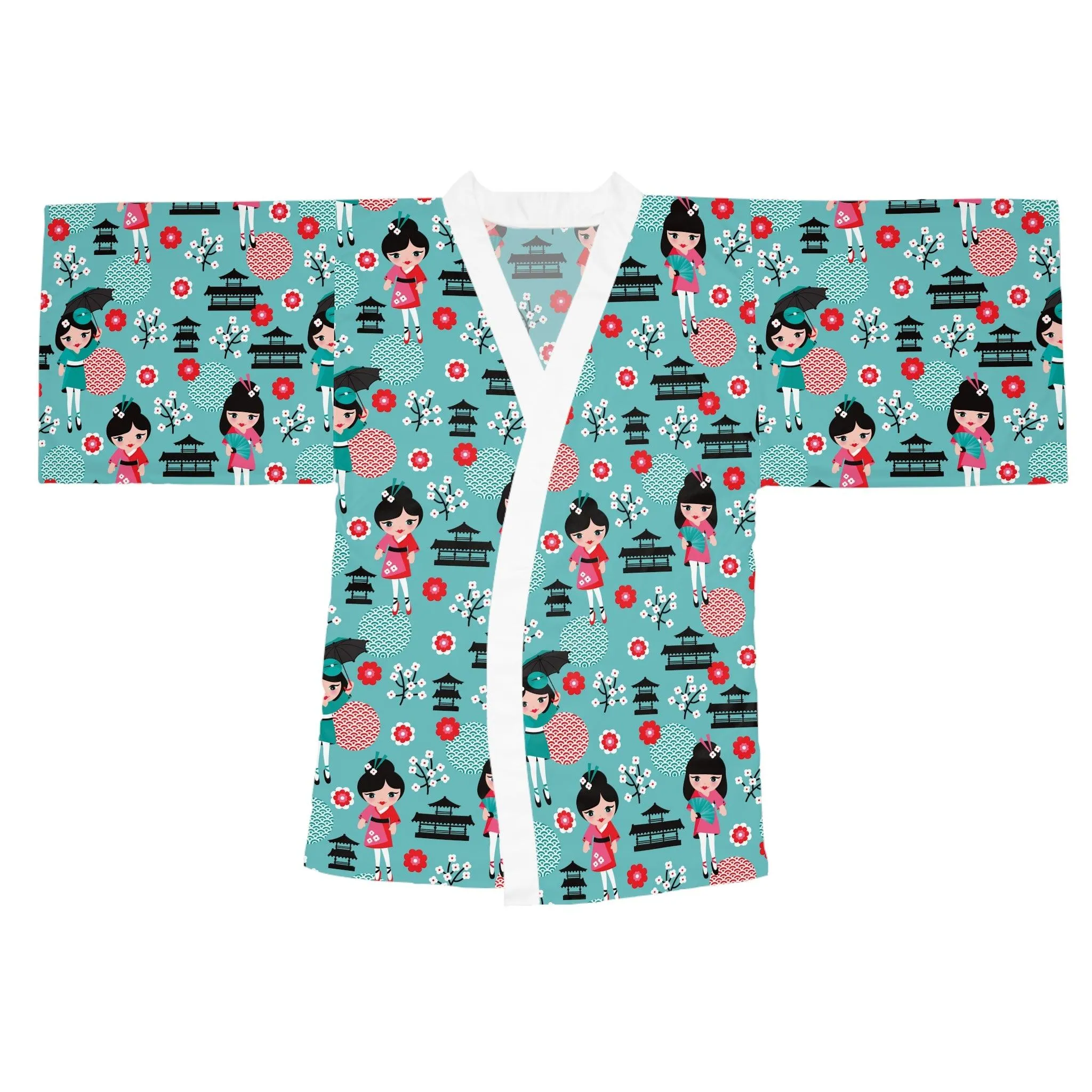 Artisan Crafted Customizable Kimono Robe: A Touch of Japanese Elegance