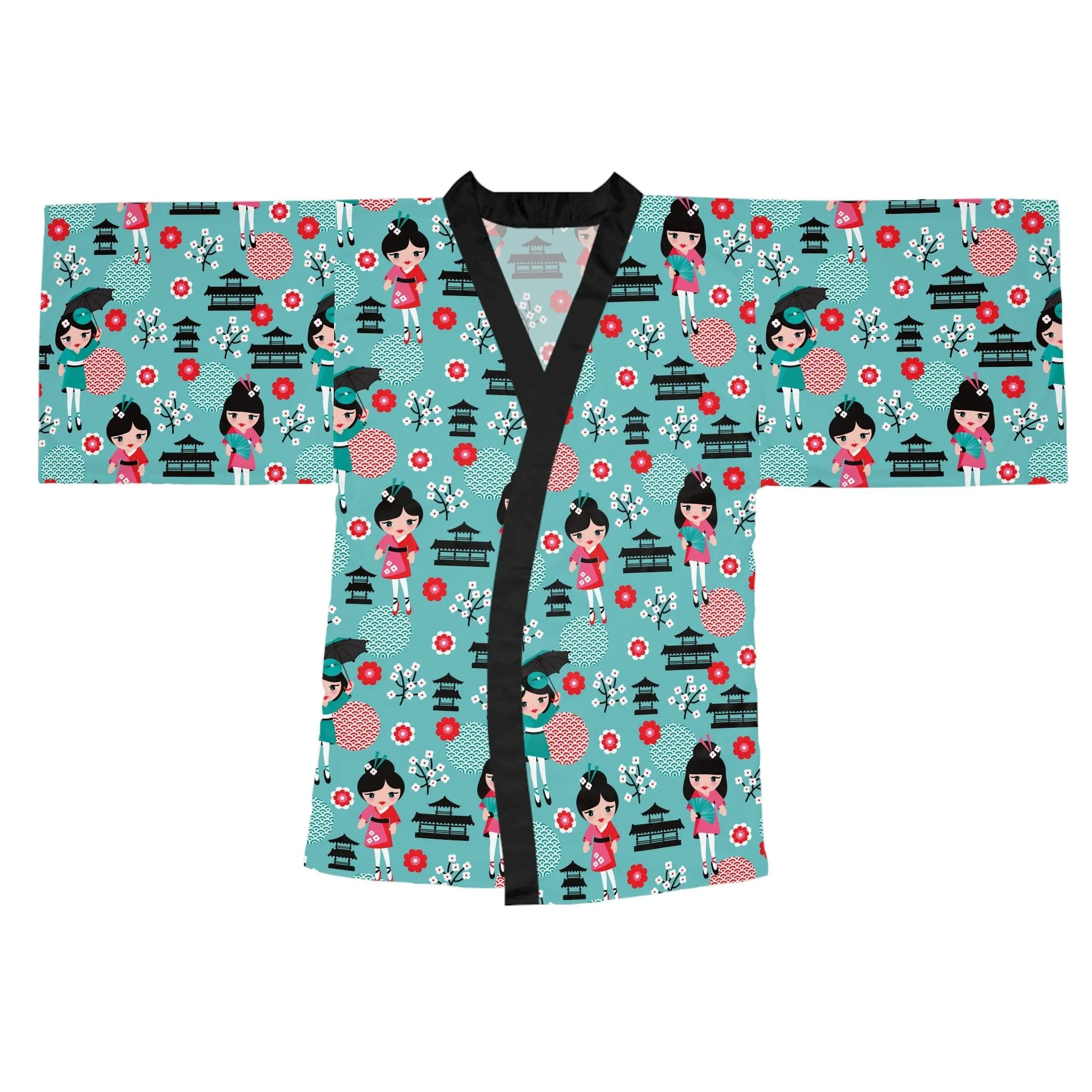 Artisan Crafted Customizable Kimono Robe: A Touch of Japanese Elegance