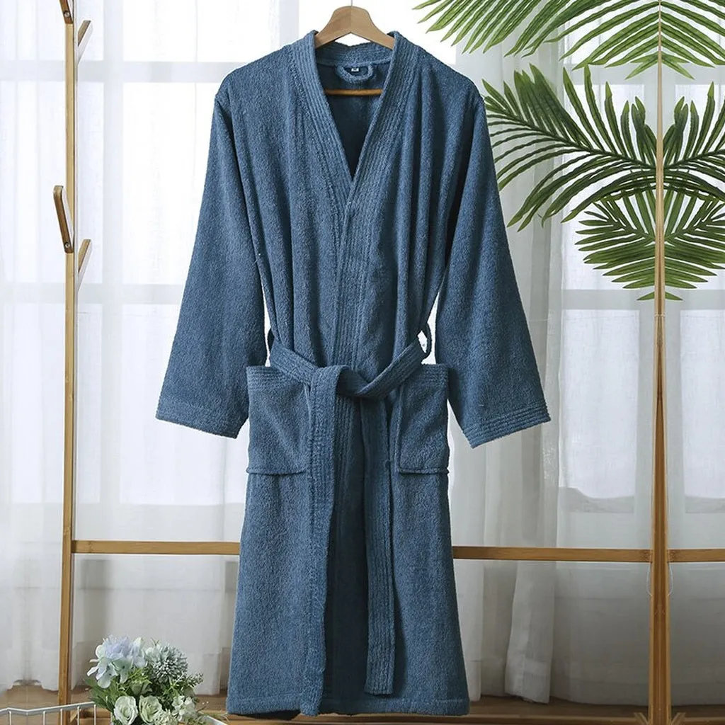Bathrobe Men Winter Thick Warm Long Men's Robe Soft Towel Fleece Kimono Bath Robe Femme Dressing Gown Bridesmaid Robes Bride