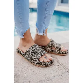 Beach Slides In Cheetah