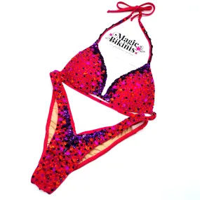 Bikini No.99 Cherry Bomb with Mixed Crystals