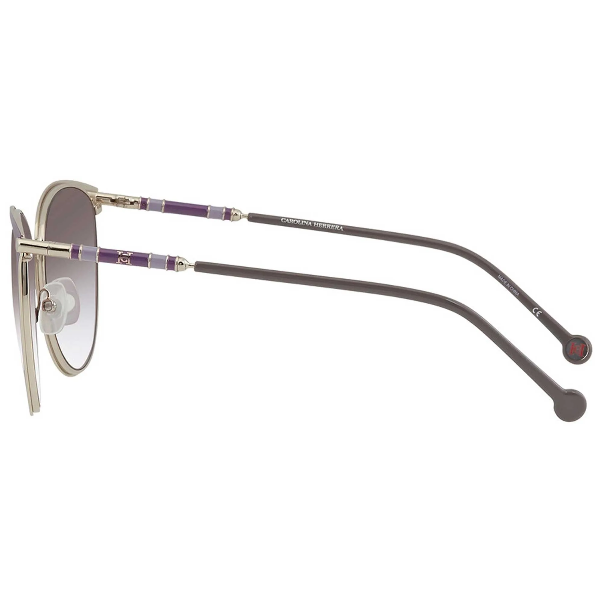 Carolina Herrera Women's Sunglasses - Violet Metal Butterfly Frame | CH 0029/S 0S9E QR