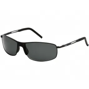Carrera Men's Sunglasses - Full Rim Black Rectangular Metal Frame | Huron/S 091T 00