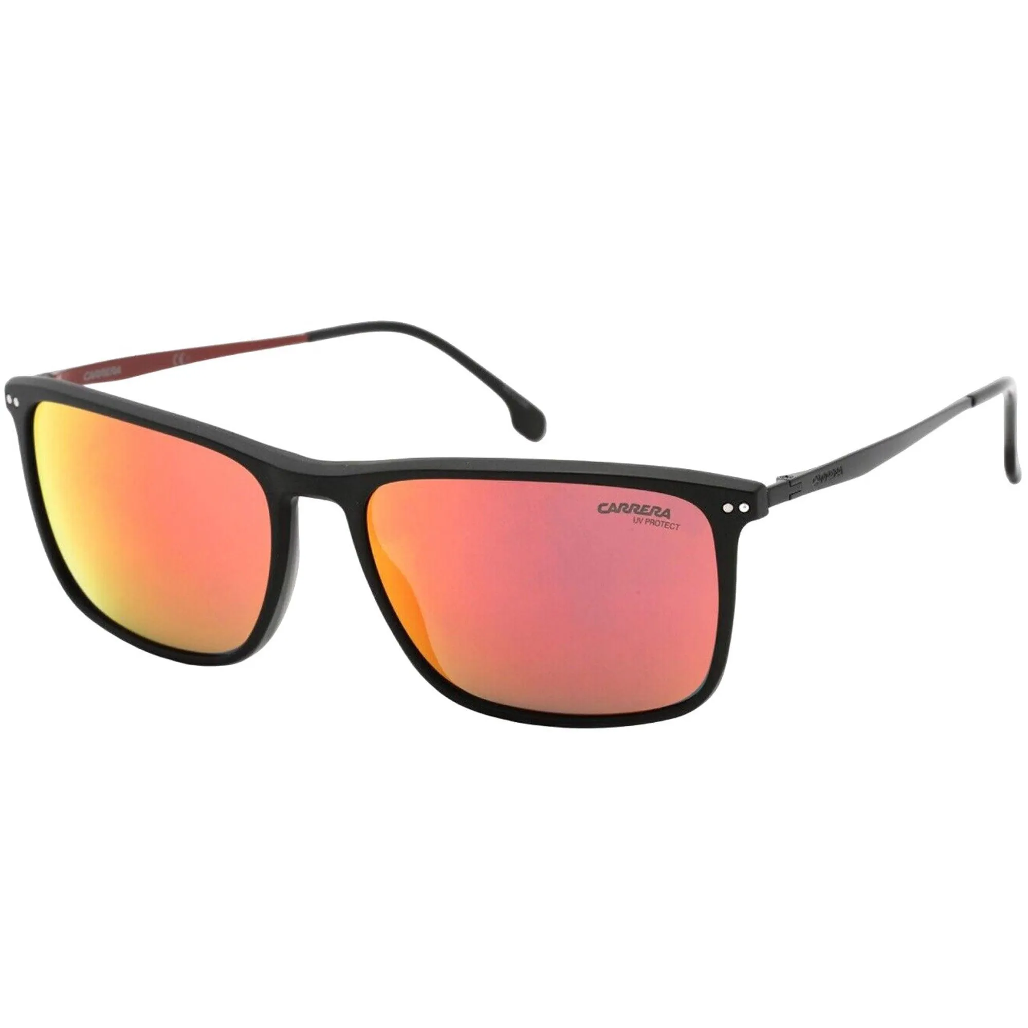 Carrera Men's Sunglasses - Multilayer Red Lens Acetate Frame | CARRERA 8049/S 0003 UZ