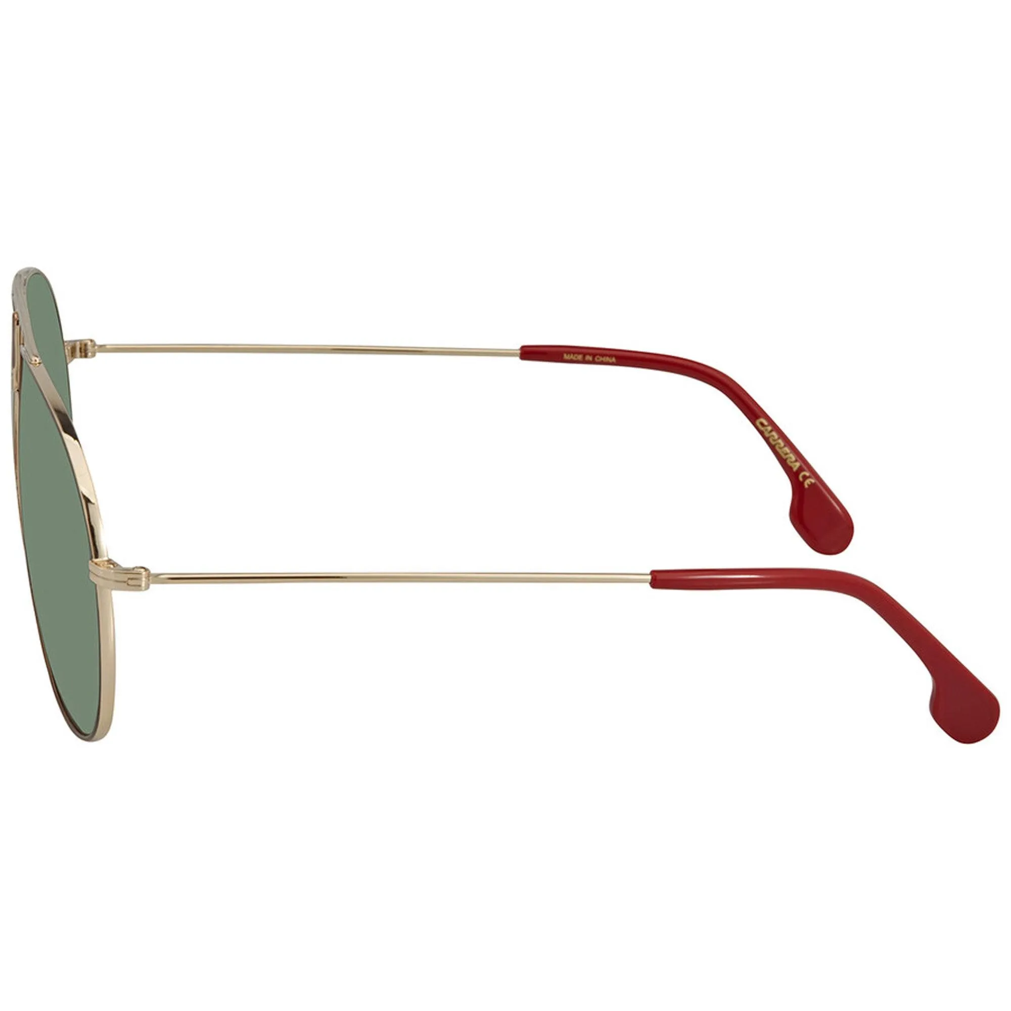 Carrera Unisex Sunglasses - Gold and Brown Metal Frame Green Lens | Bound 001Q QT