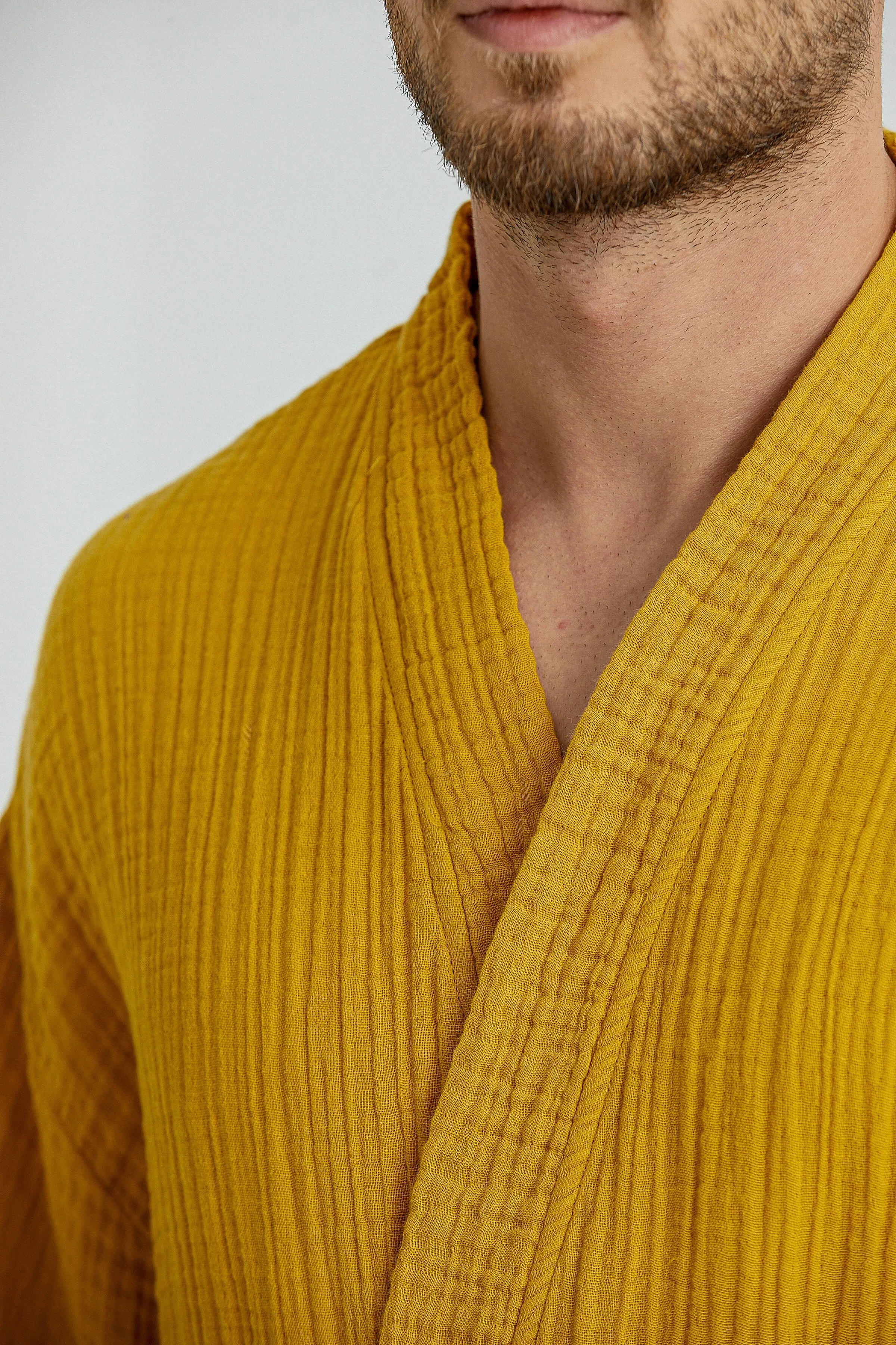 Cassia Men's Robes - Amber