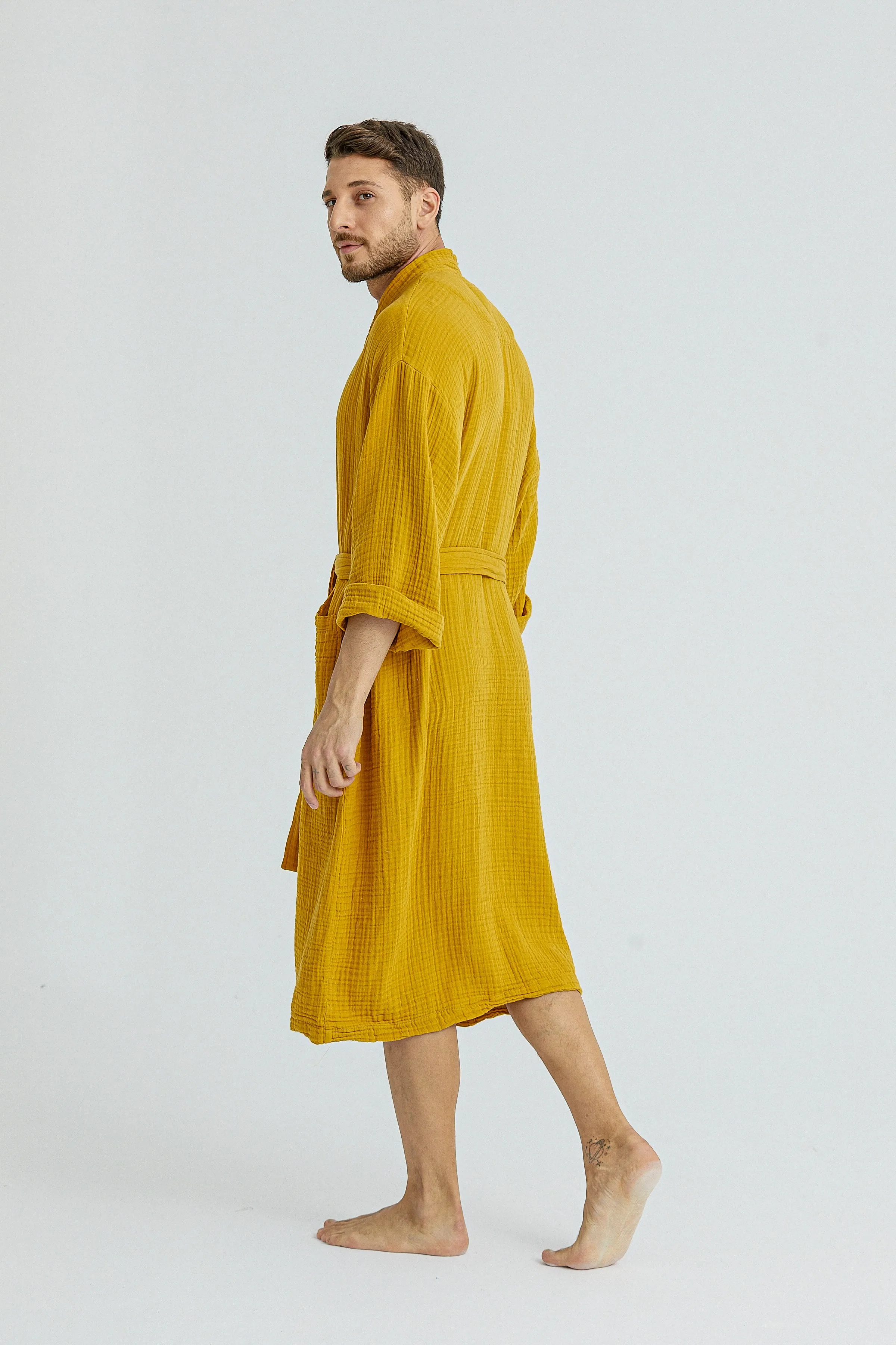 Cassia Men's Robes - Amber