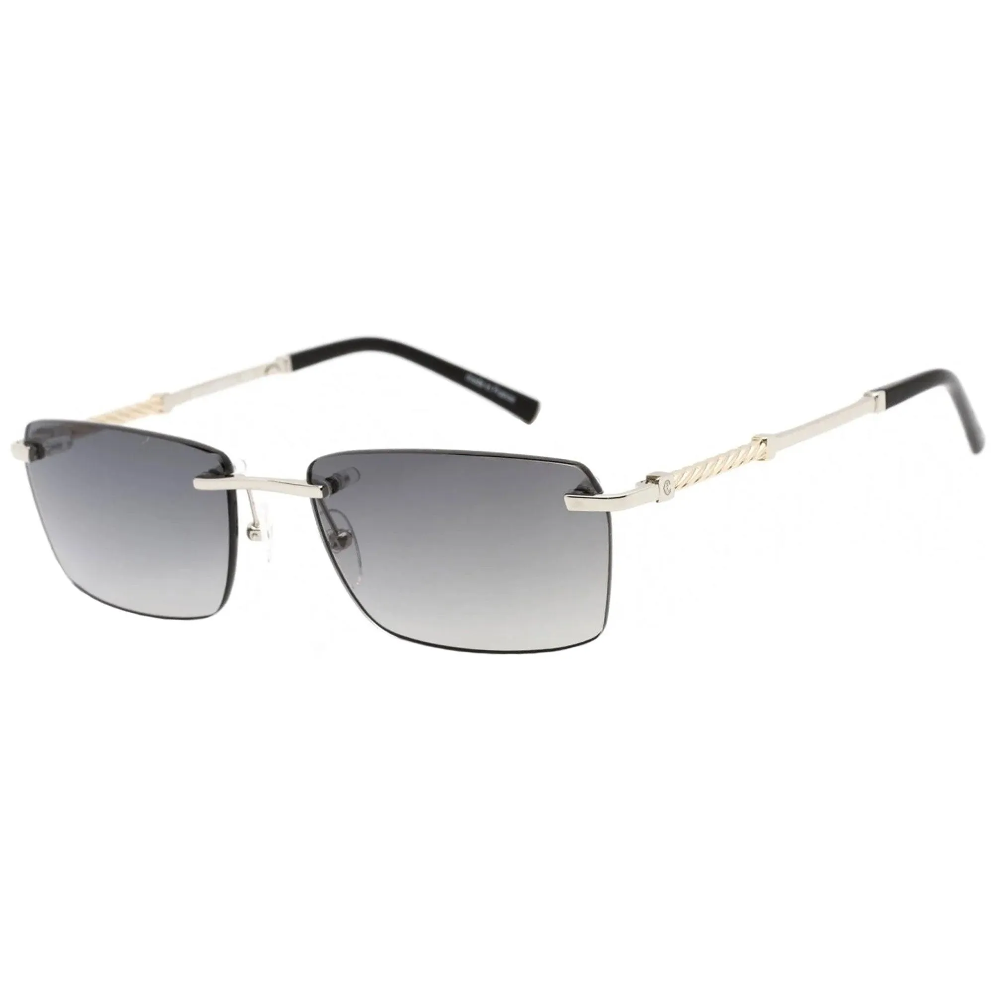 Charriol Women's Sunglasses - Gradient Lens Titanium Rectangular Frame | PC81008 C02