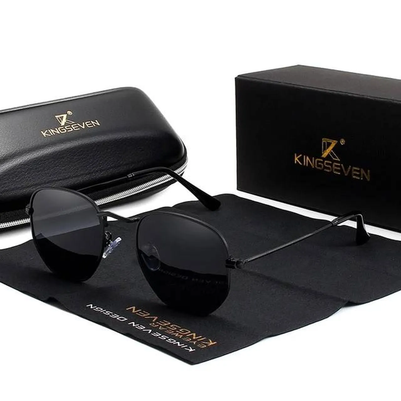 Classic Reflective Sunglasses - Hexagon Retro Sunglasses