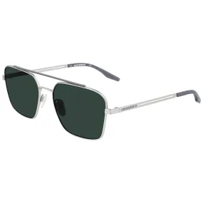 Converse Men's Sunglasses - Green Plastic Lens Silver and Grey Frame | CV101S 045