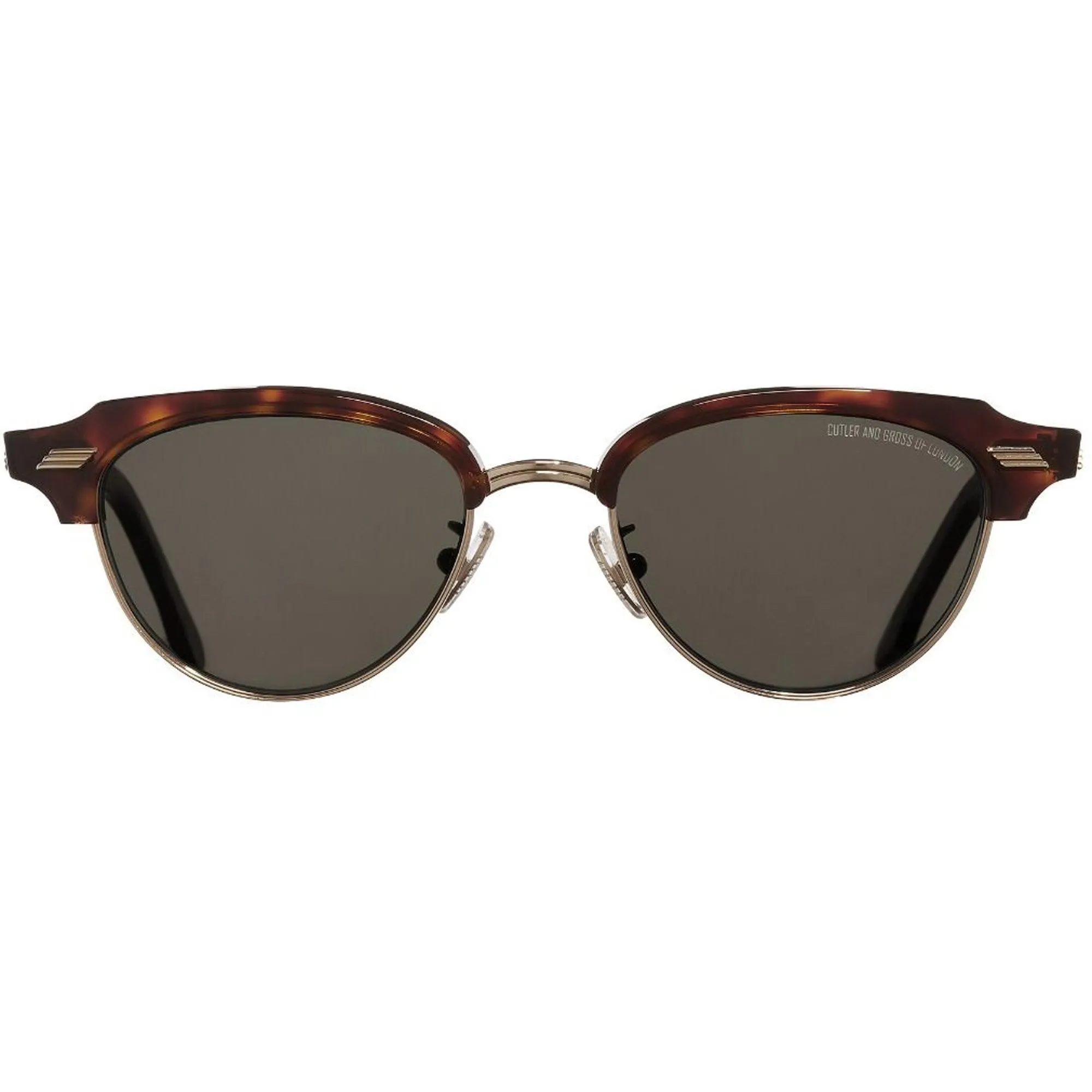 Cutler And Gross Women's Sunglasses - Full Rim Dark Turtle Round Frame | CG1335S 004