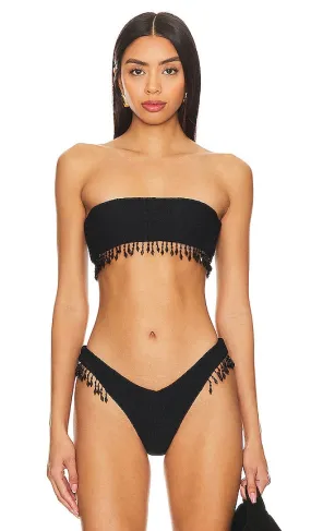 DEVON WINDSOR Ryder Bikini Top in Black