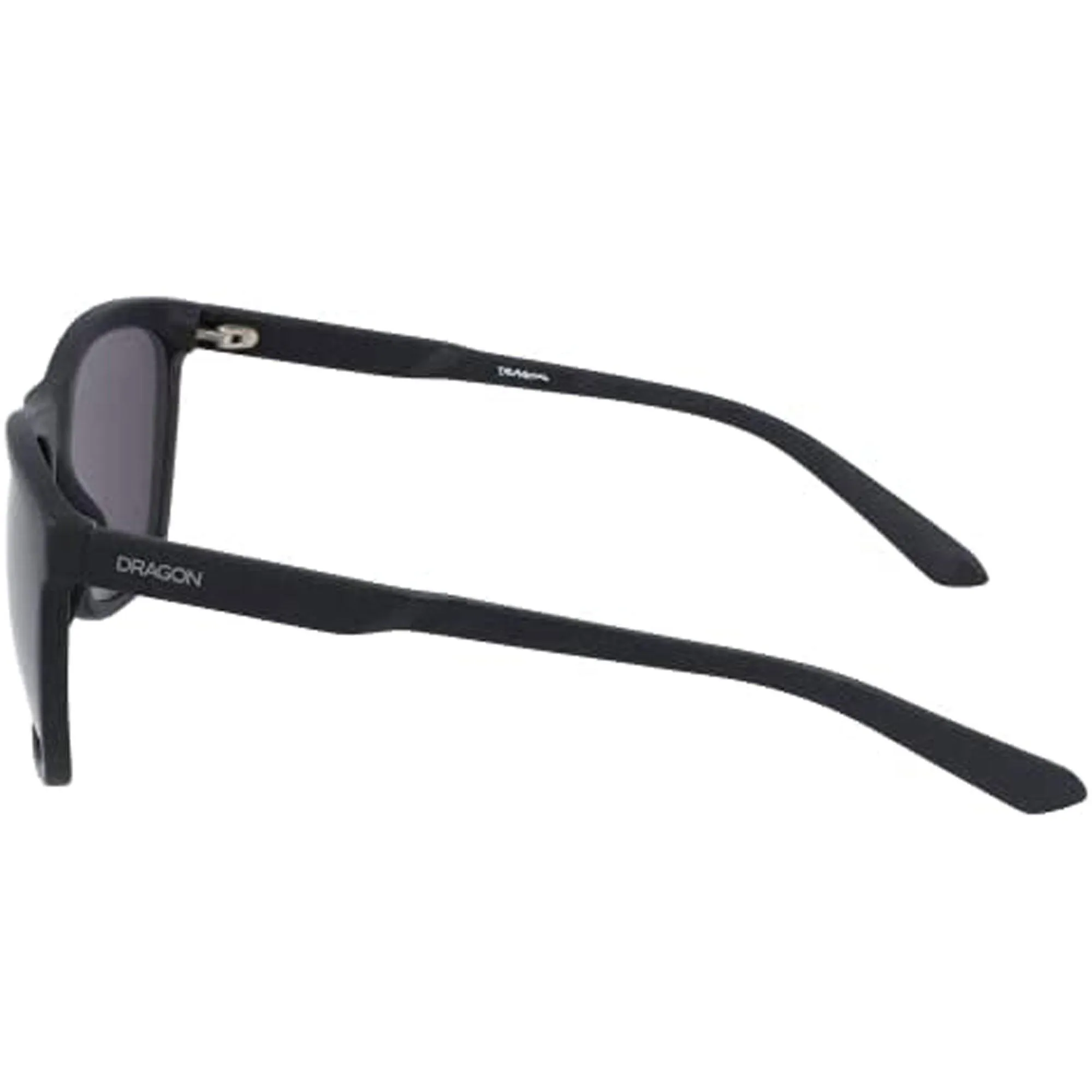 Dragon Men's Sunglasses - LL Smoke Lens Matte Black Plastic Frame | DR WILDER LL 002