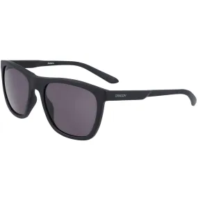 Dragon Men's Sunglasses - LL Smoke Lens Matte Black Plastic Frame | DR WILDER LL 002