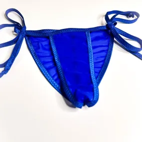 Electric Blue Mesh - Completely See Through - Scrunch Butt Only
