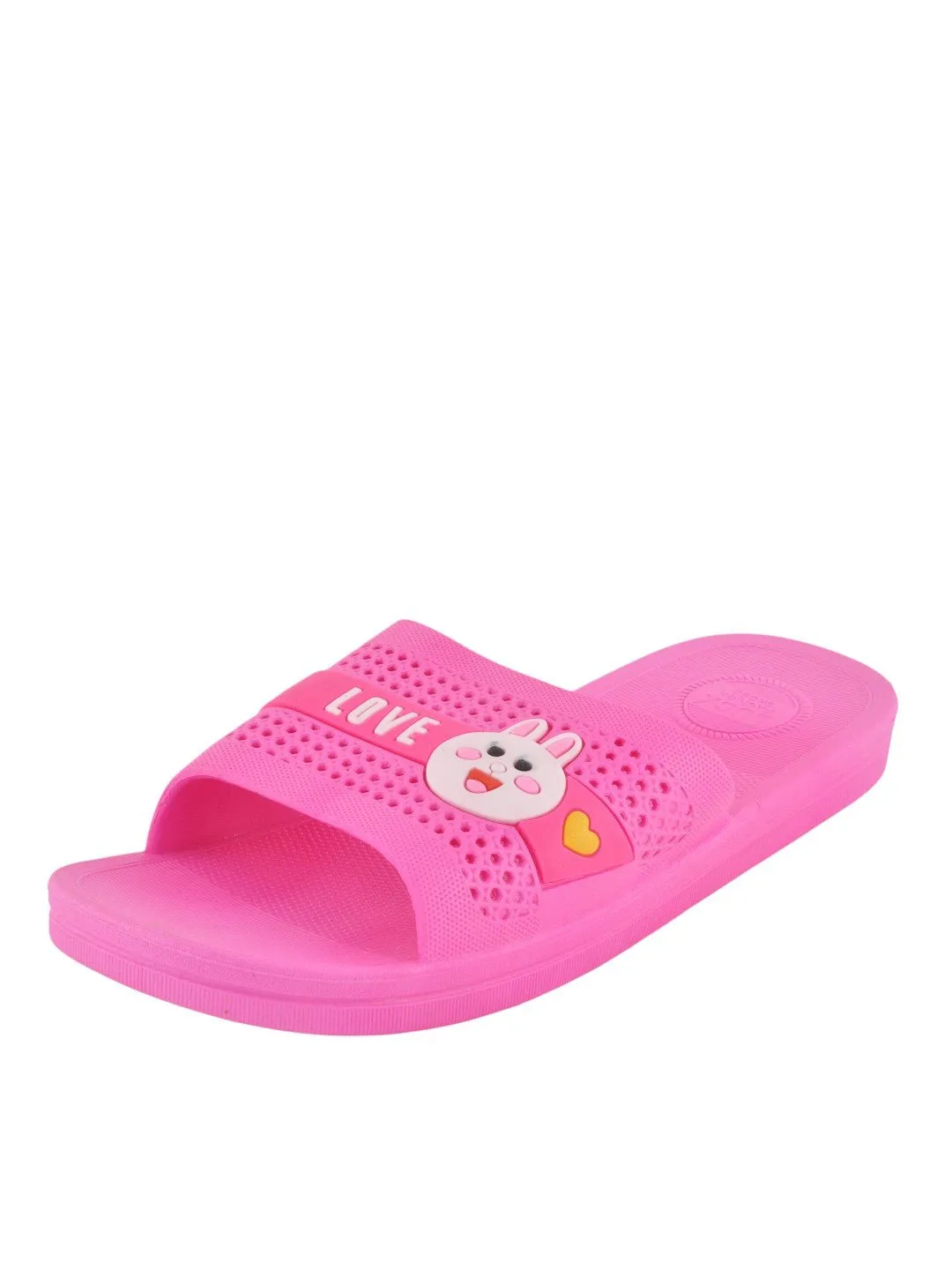 Elegant Pink Slide with Adorable Bunny Design for Girl's