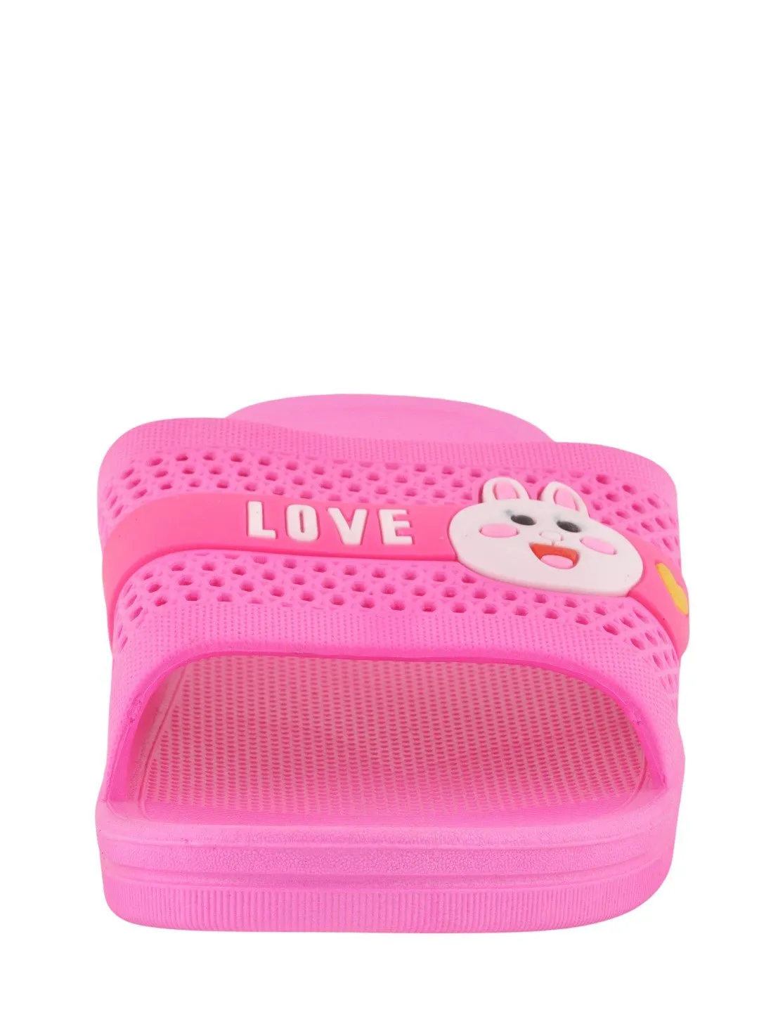 Elegant Pink Slide with Adorable Bunny Design for Girl's