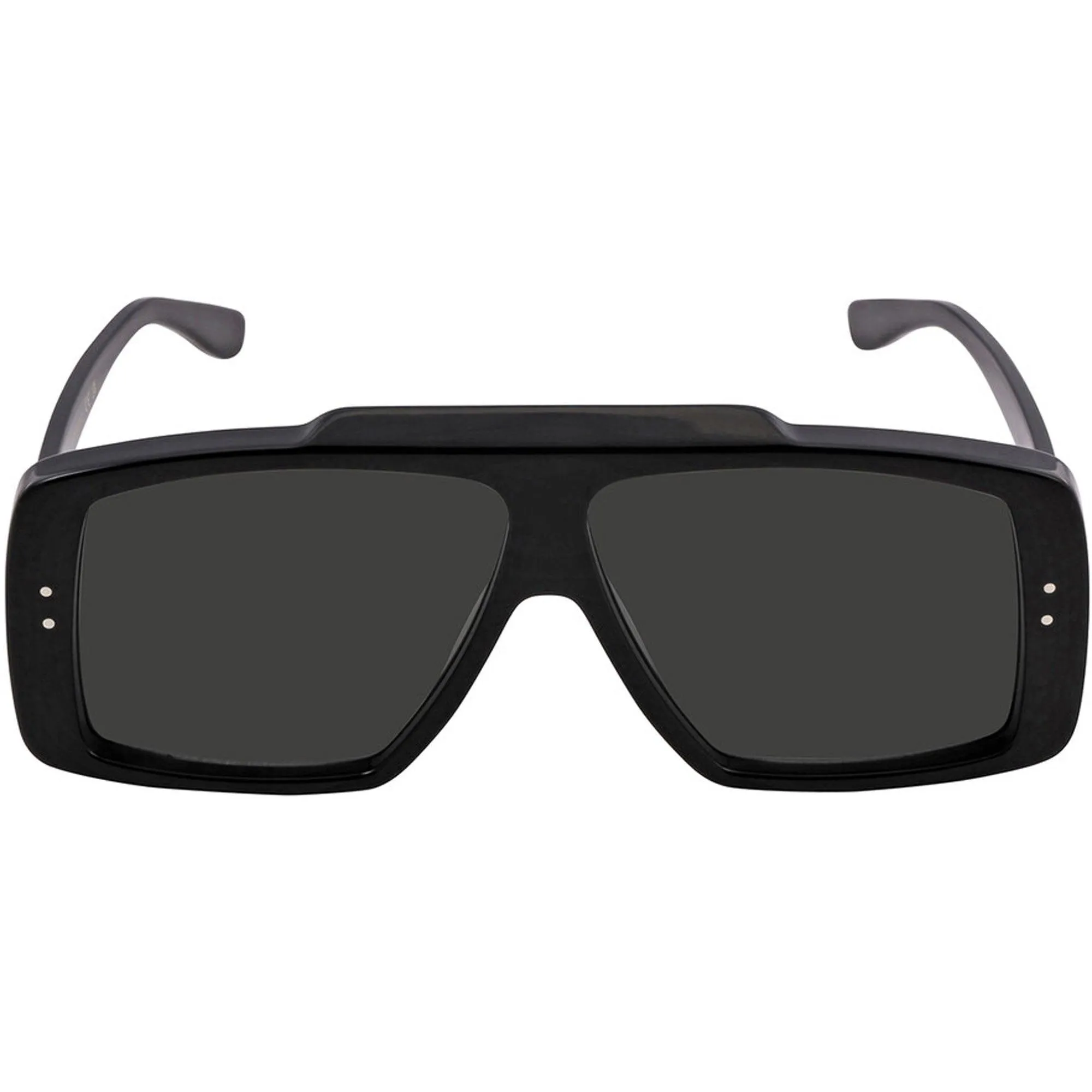 Gucci Unisex Sunglasses - Nylon Lens Black Acetate Wrap Shaped Frame | GG1369S 001