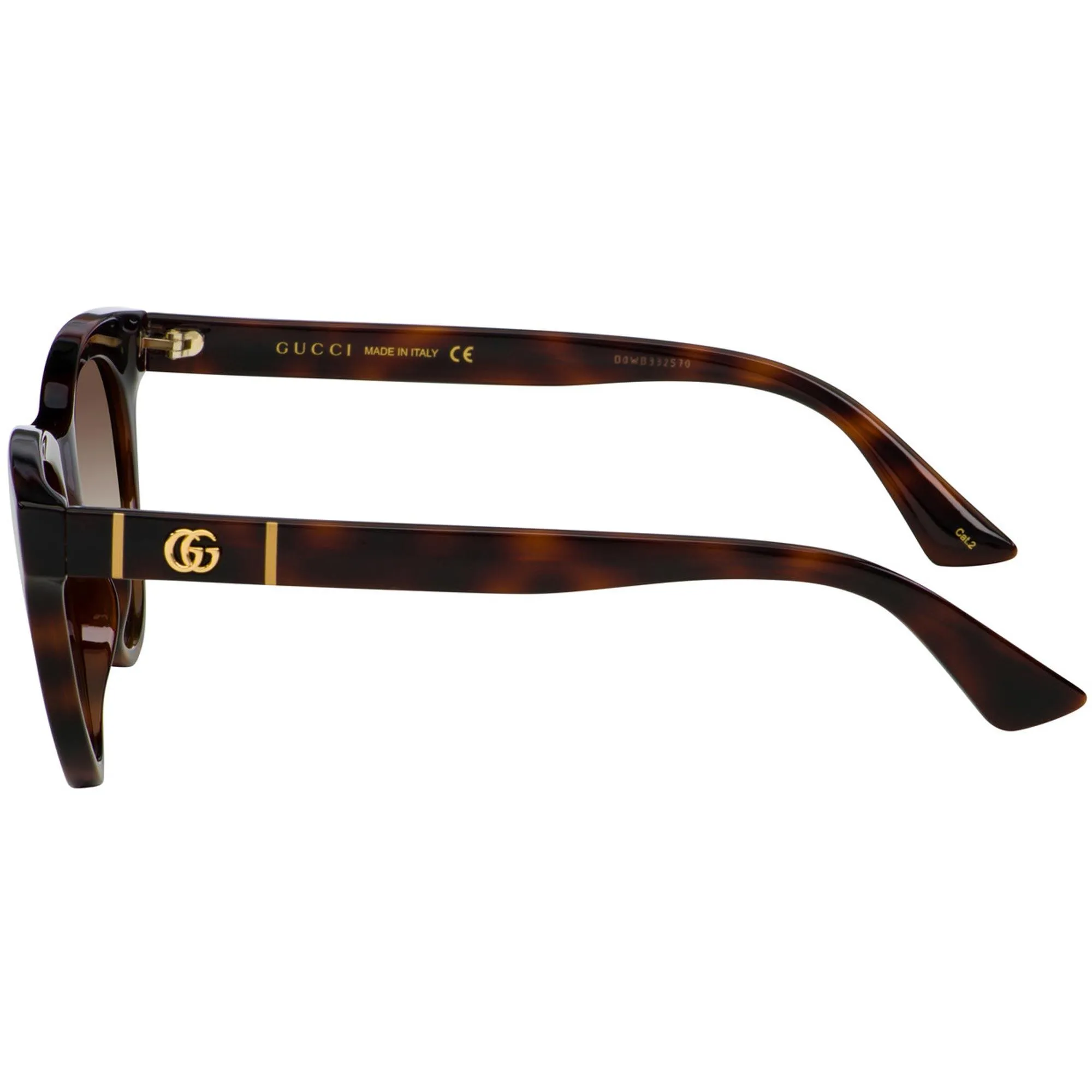 Gucci Women's Sunglasses - Brown Lens Havana Injected Plastic Frame | GG0763S 002