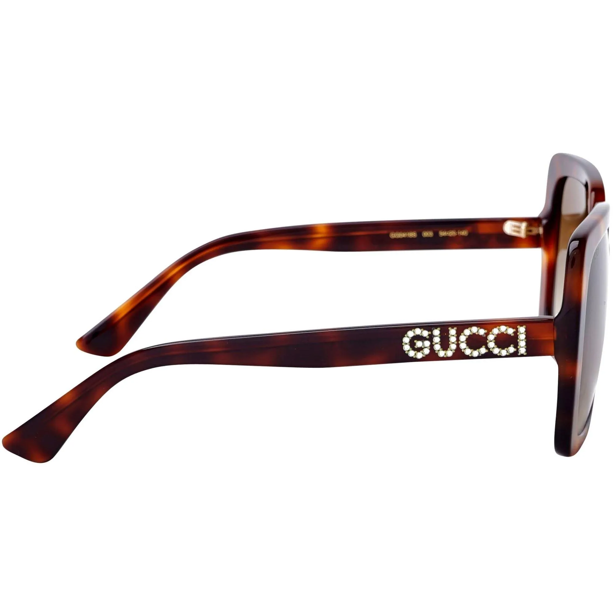 Gucci Women's Sunglasses - Gradient Lens Tortoiseshell Acetate Frame | GG0418S 003
