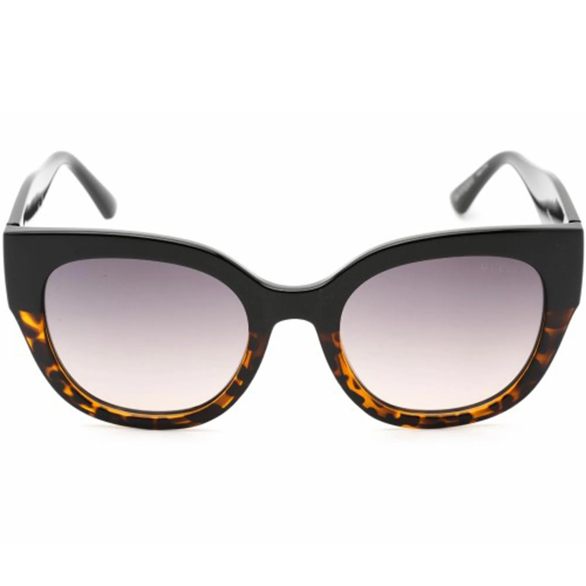 Guess Factory Women's Sunglasses - Shiny Black and Havana Plastic Frame | GF6154 01B