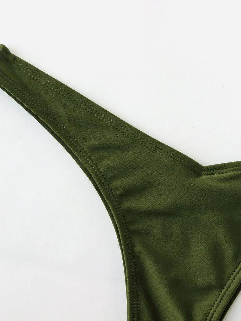 High Leg Underwire Bikini Set