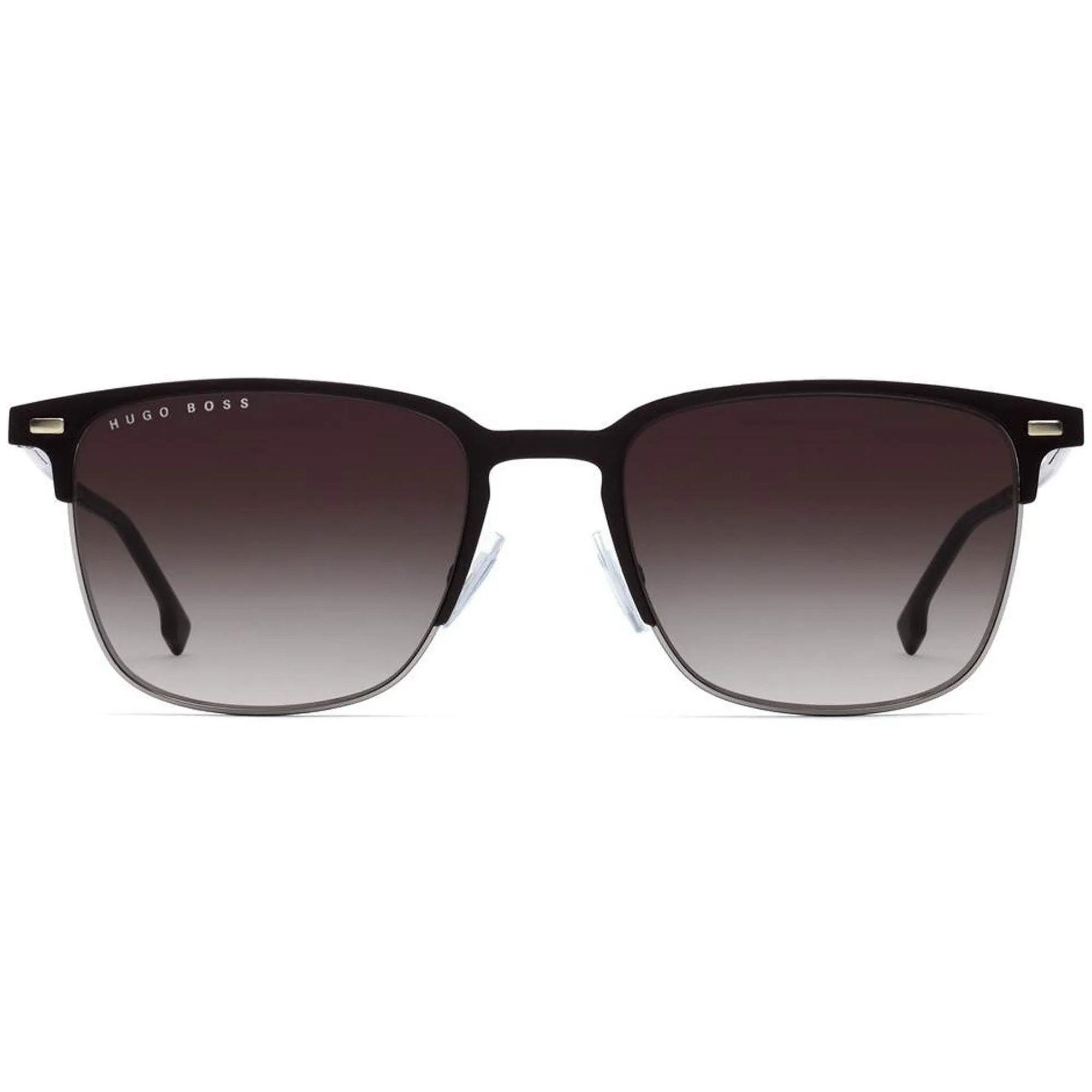 Hugo Boss Men's Sunglasses - Full Rim Silver and Black Metal Frame | 1019/S 04IN 00