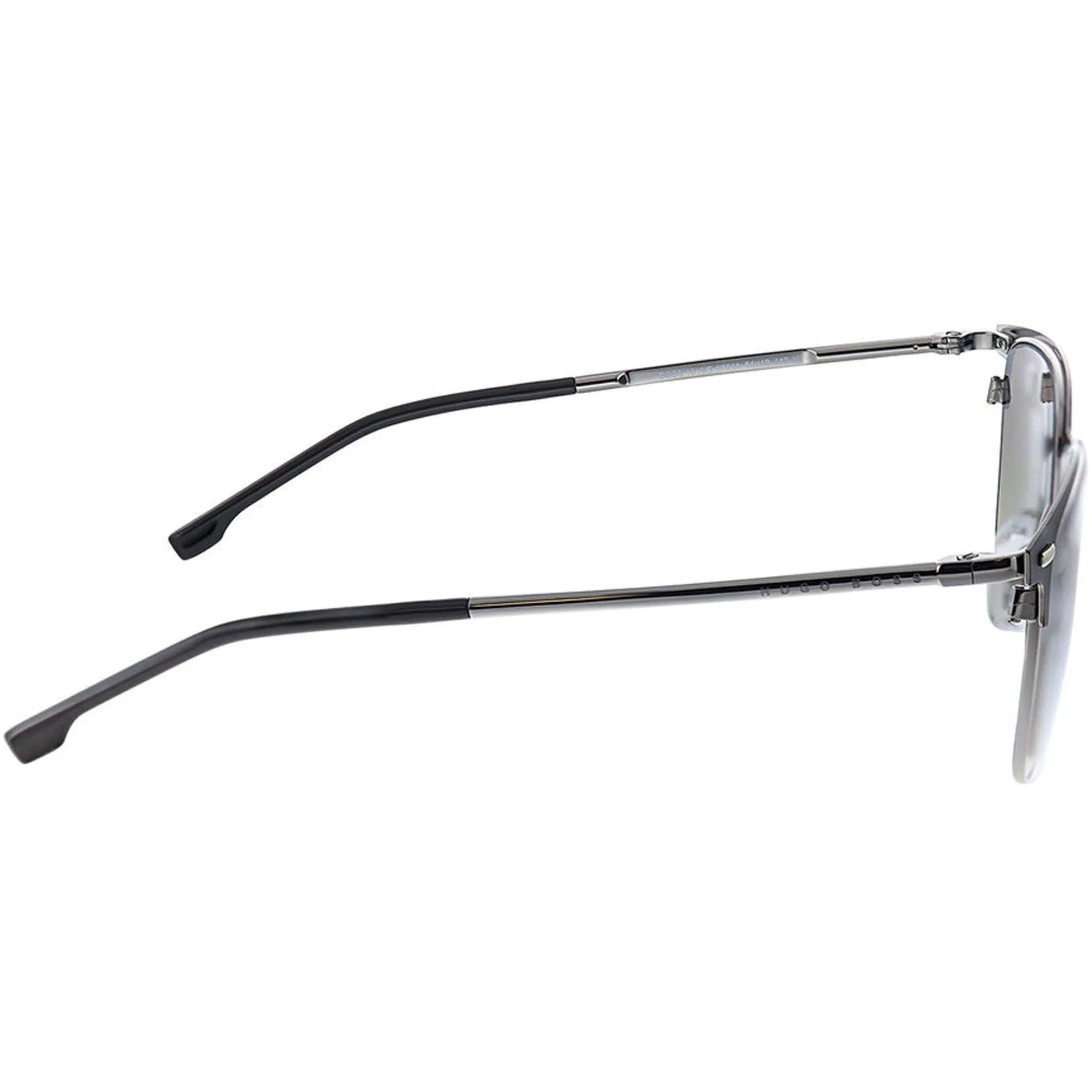 Hugo Boss Men's Sunglasses - Full Rim Silver and Black Metal Frame | 1019/S 04IN 00