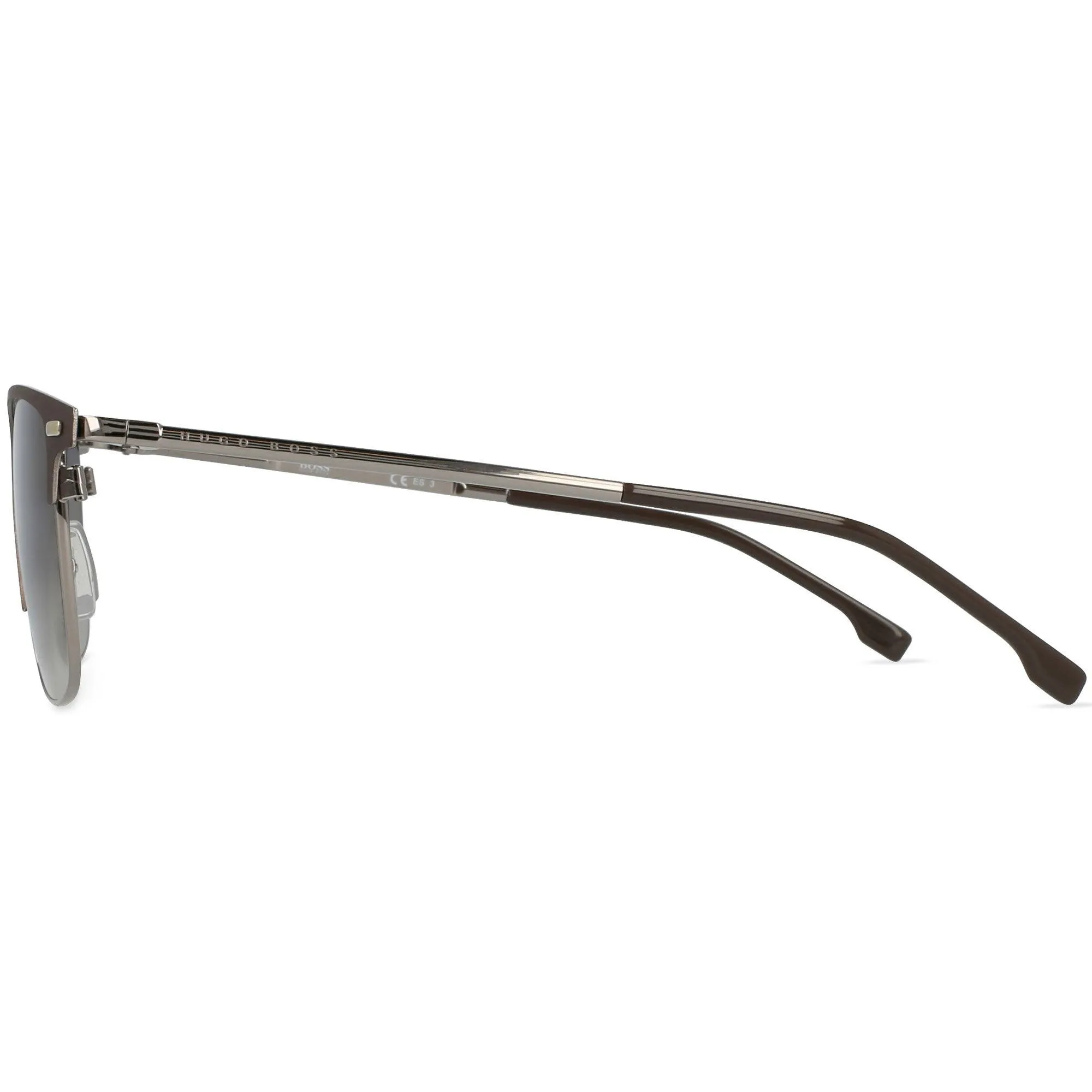 Hugo Boss Men's Sunglasses - Full Rim Silver and Black Metal Frame | 1019/S 04IN 00