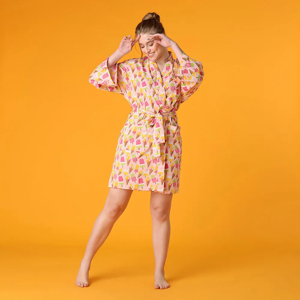 Ice Cream Short Robe