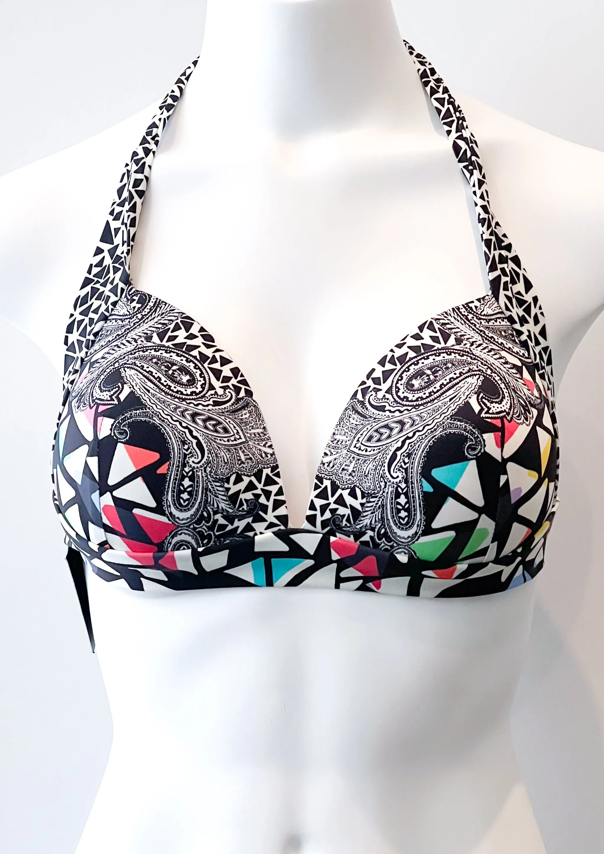Jets Chromatic Molded Halter Bikini Top