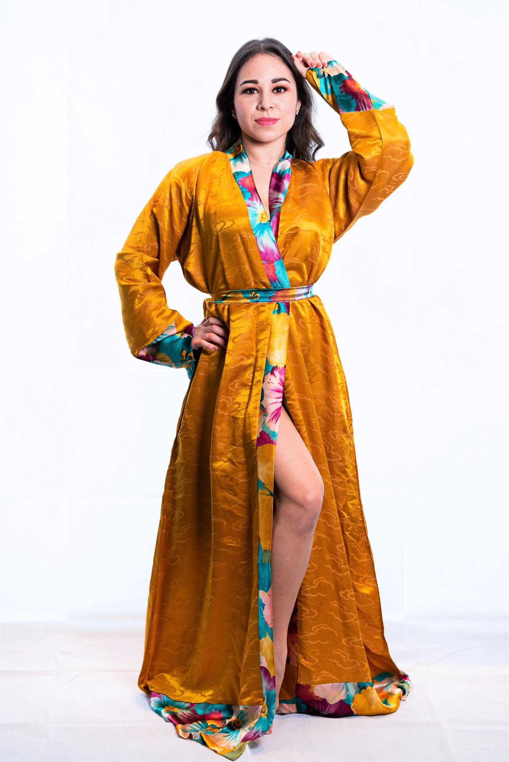Julia Silk kimono Robe