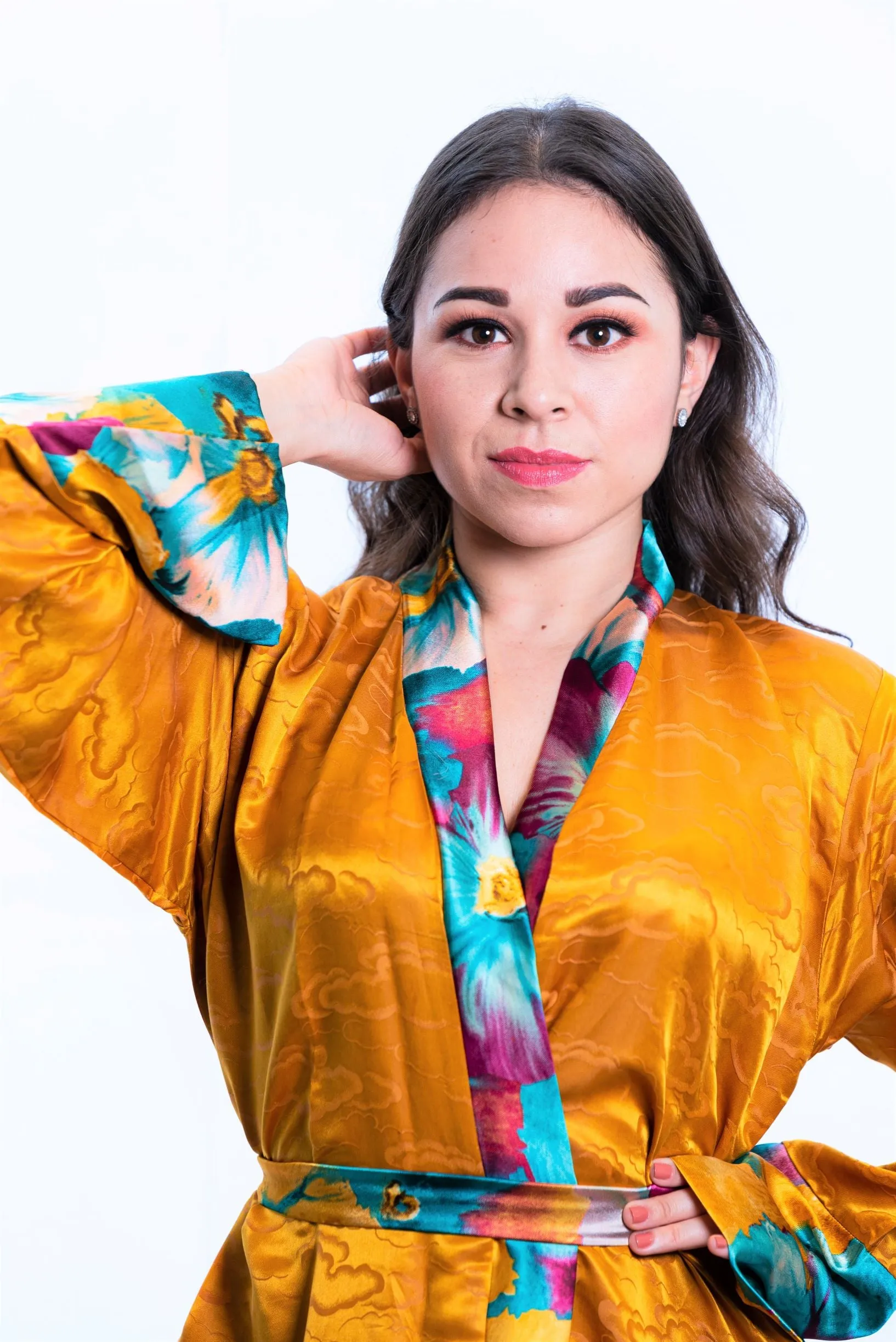 Julia Silk kimono Robe