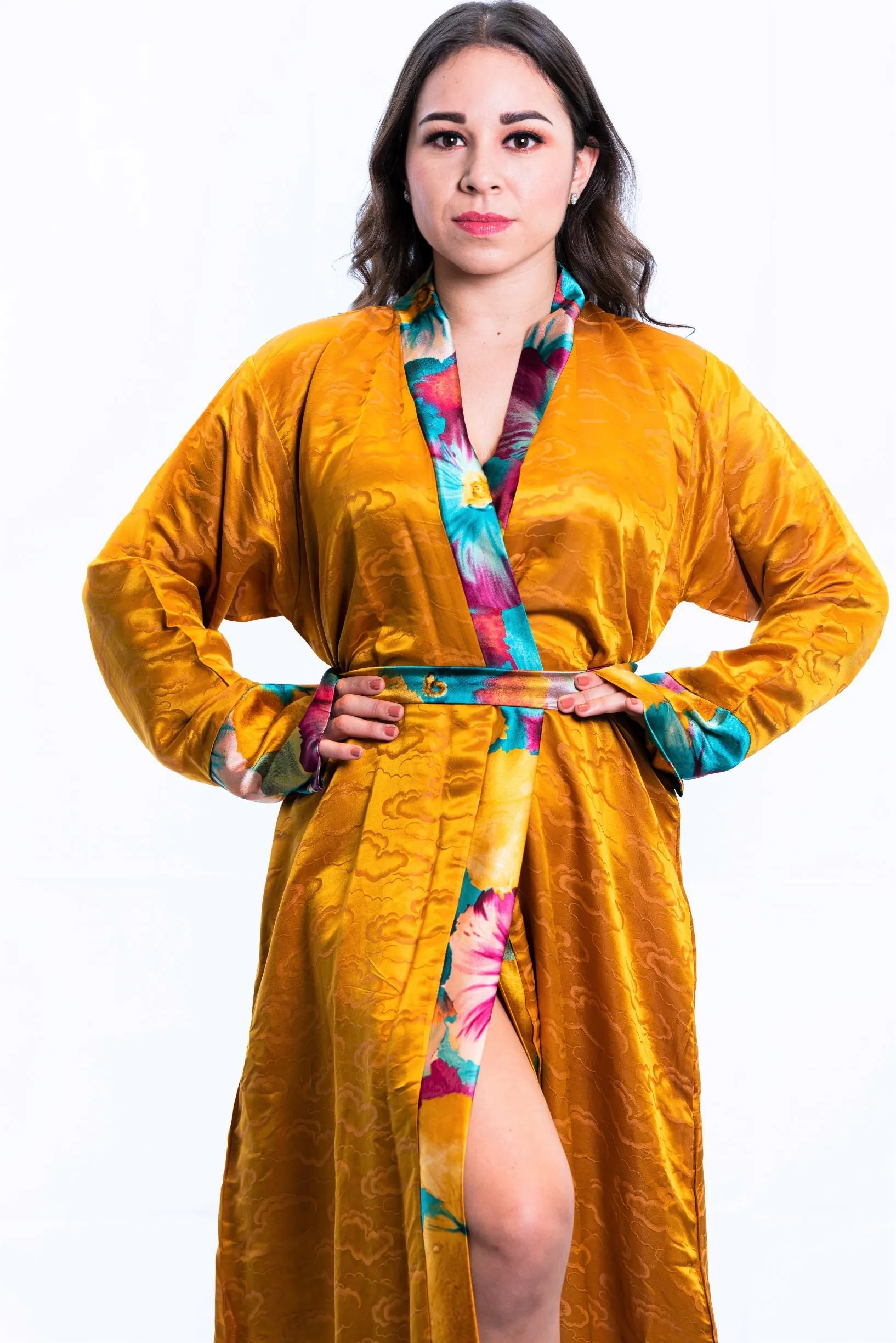 Julia Silk kimono Robe