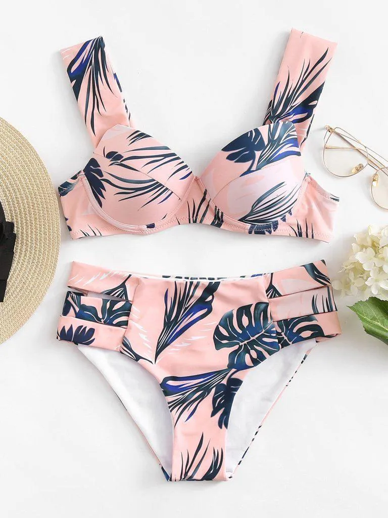 Jungle Print Bikini Set