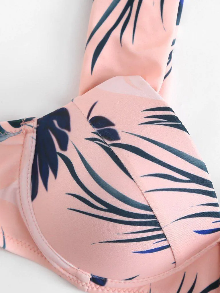 Jungle Print Bikini Set