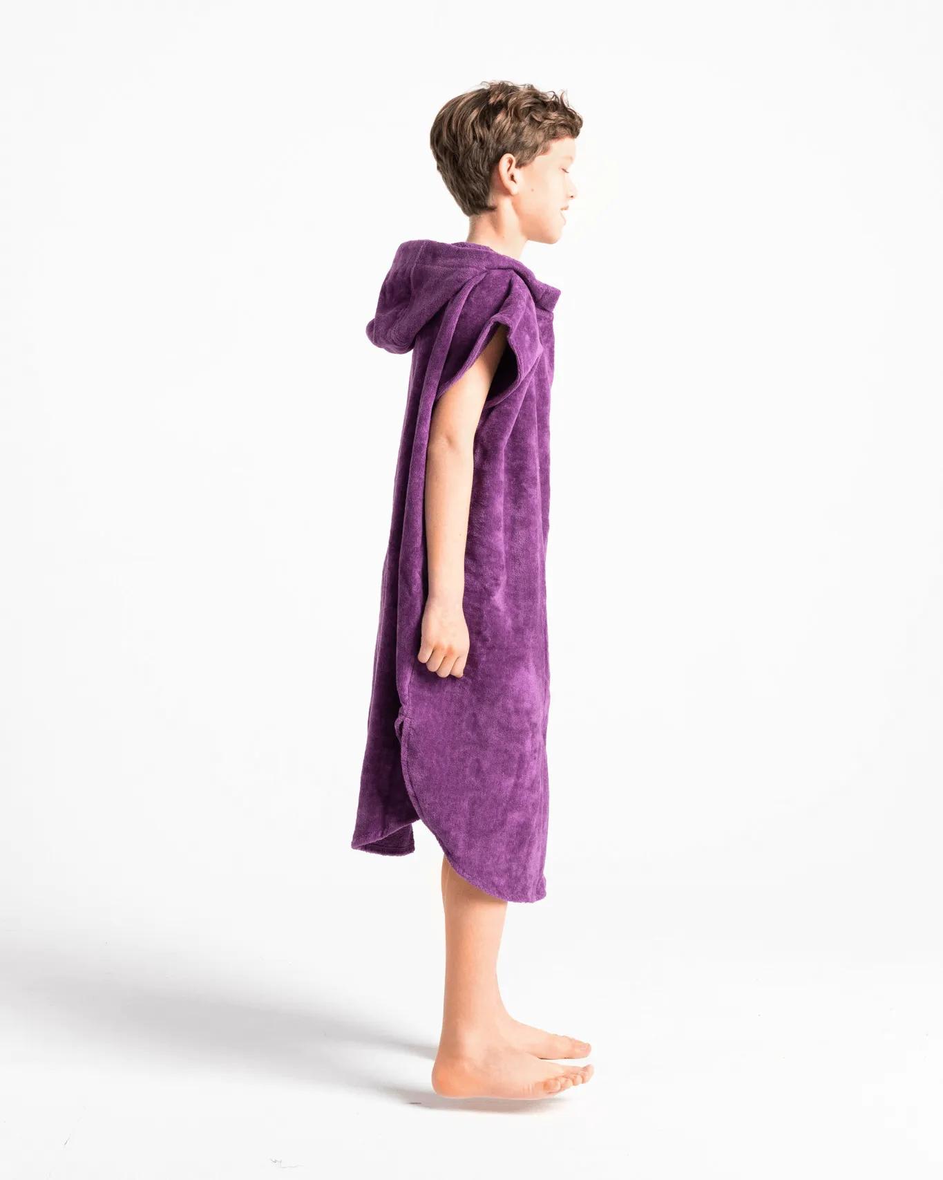 Junior Original-Series Short Sleeve Changing Robe in Ultra Violet