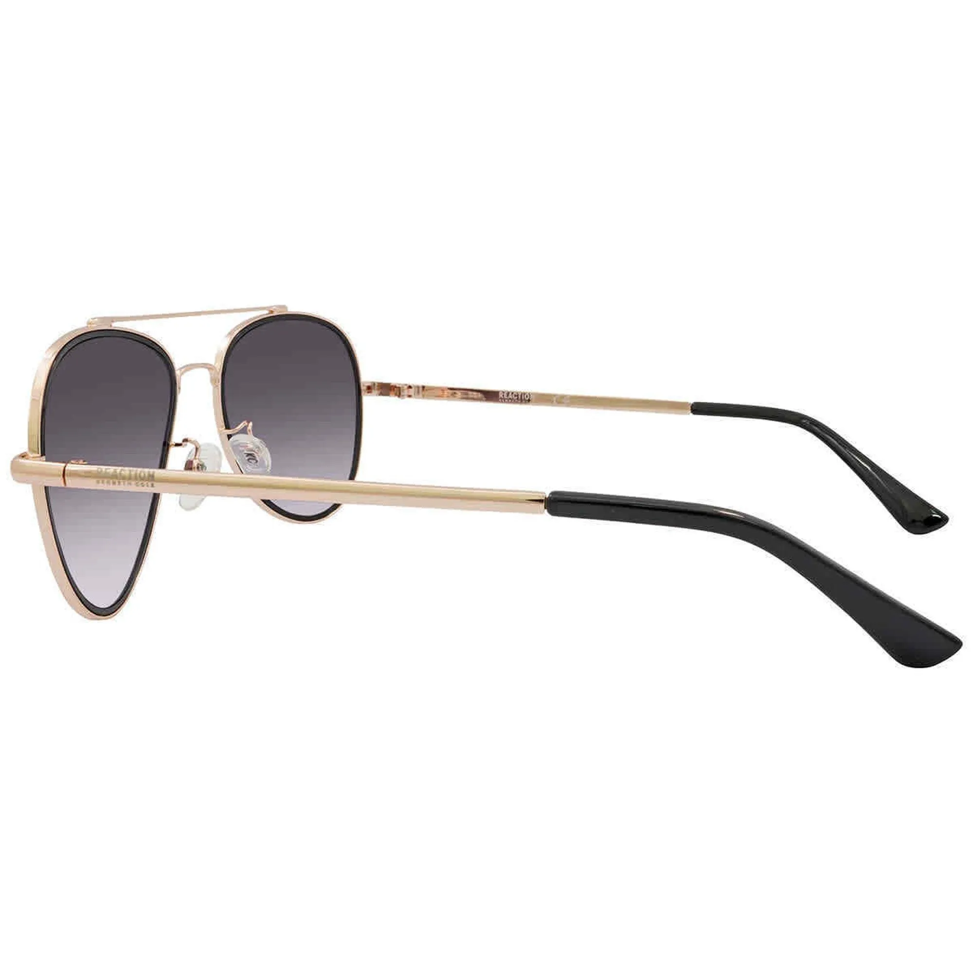 Kenneth Cole Reaction Men's Sunglasses - Shiny Rose Gold and Black Frame | KC2837 28B