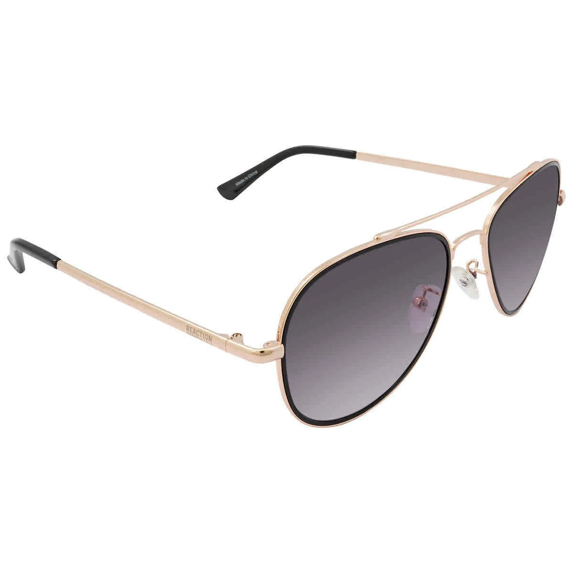 Kenneth Cole Reaction Men's Sunglasses - Shiny Rose Gold and Black Frame | KC2837 28B
