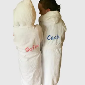 Kid's Bath Robes | White