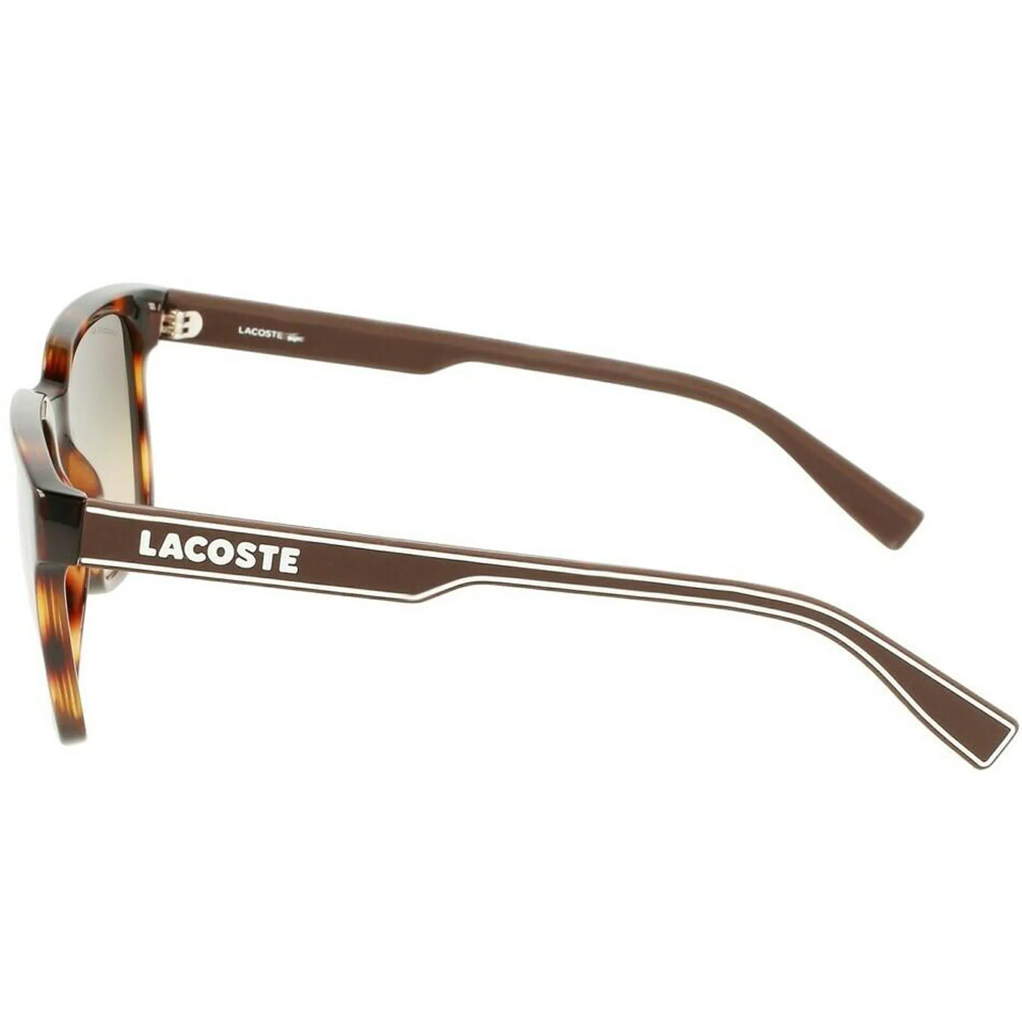 Lacoste Unisex Sunglasses - Gradient Lens Havana Rectangular Shape Frame | L967S 230