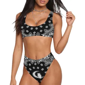 LCC BLACC Sport Top & High-Waisted Bikini Swimsuit