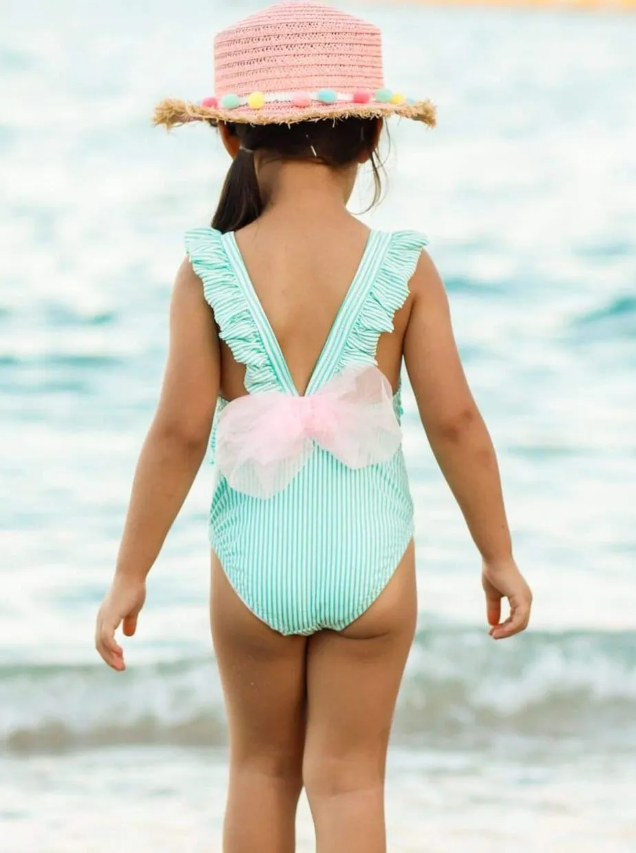 Let's Paint the Ocean One Piece Swimsuit