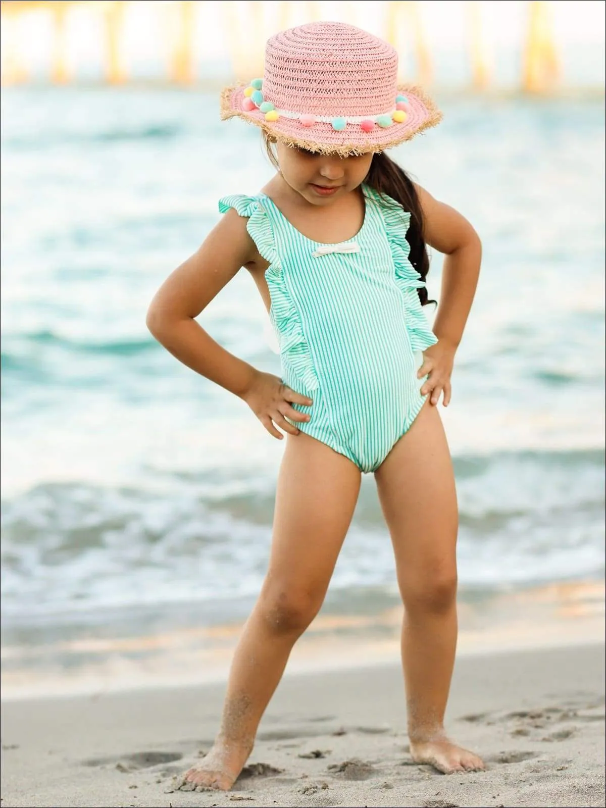 Let's Paint the Ocean One Piece Swimsuit