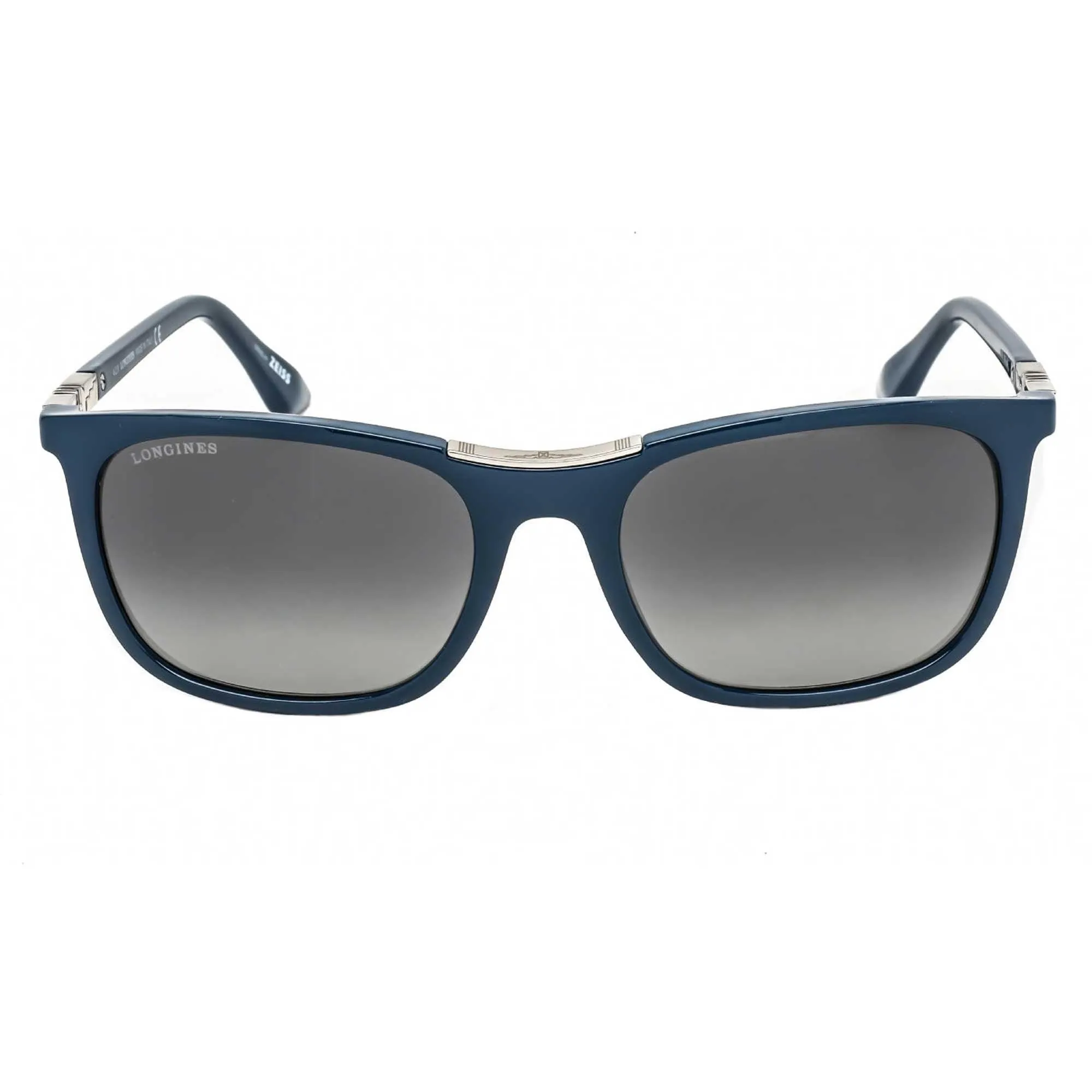Longines Men's Sunglasses - Smoke Polarized Lens Rectangular Frame | LG0002-H 90D