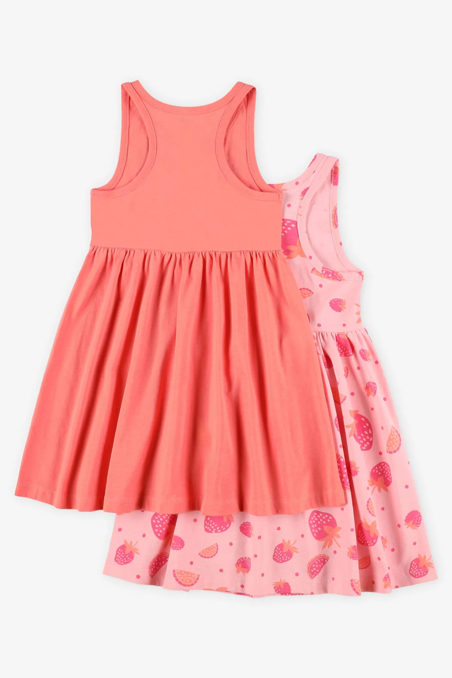Lot de 2 robes en coton - Enfant fille